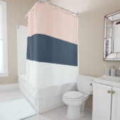 Modern minimalistisches abstraktes geometrisches N Duschvorhang (Beispiel)