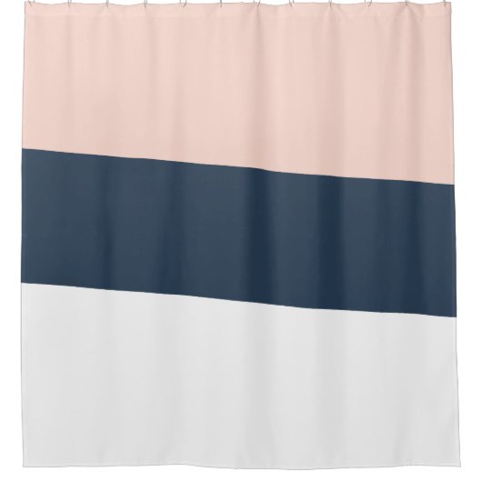 Modern minimalistisches abstraktes geometrisches N Duschvorhang (Vorderseite)