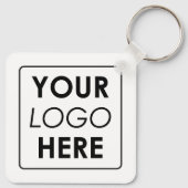 Modern Minimalistisches, benutzerdefiniertes Firme Schlüsselanhänger (Rückseite)