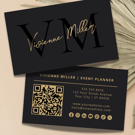 Modern Minimalistisches Berufliches Marketing Mono Visitenkarte