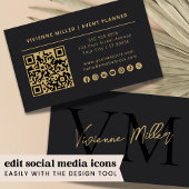 Modern Minimalistisches Berufliches Marketing Mono Visitenkarte