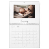 Modern Minimalistisches Erinnerungen mit mehreren  Kalender (Jan 2026)