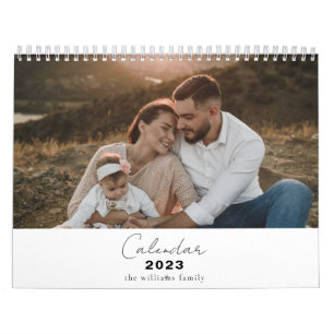 Modern Minimalistisches Erinnerungen mit mehreren Kalender