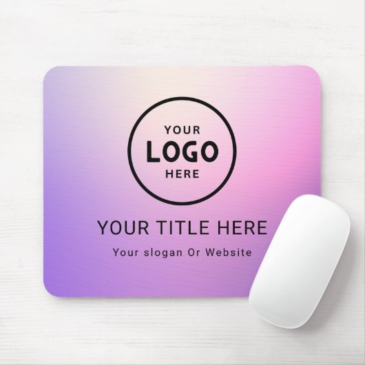 Modern Minimalistisches Firmenlogo Mousepad (Mit Mouse)