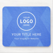 Modern Minimalistisches Firmenlogo Mousepad (Vorne)