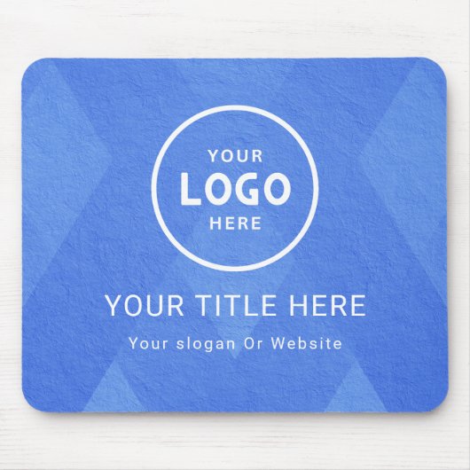 Modern Minimalistisches Firmenlogo Mousepad (Vorne)