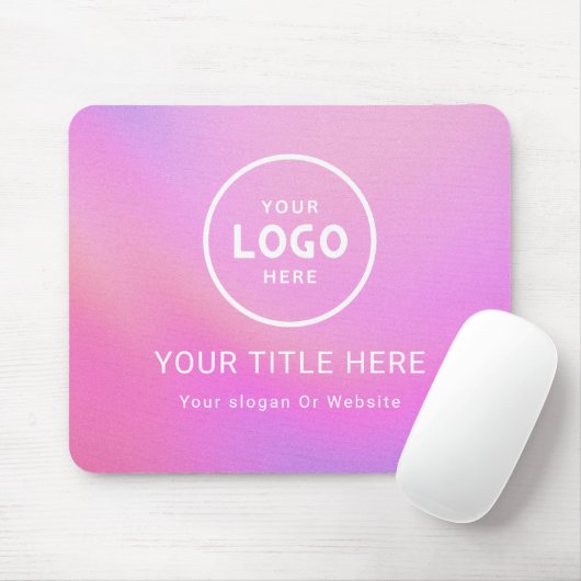 Modern Minimalistisches Firmenlogo Mousepad (Mit Mouse)