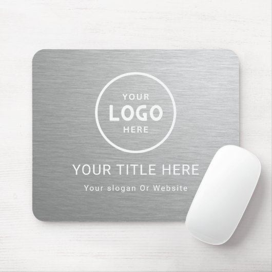 Modern Minimalistisches Firmenlogo Mousepad (Mit Mouse)