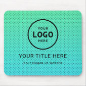Modern Minimalistisches Firmenlogo Mousepad (Vorne)