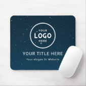 Modern Minimalistisches Firmenlogo Mousepad (Mit Mouse)