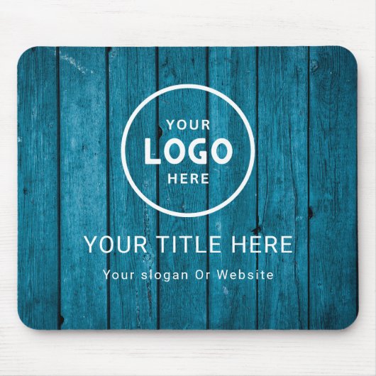 Modern Minimalistisches Firmenlogo Mousepad (Vorne)