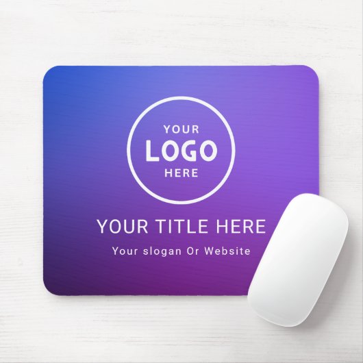 Modern Minimalistisches Firmenlogo Mousepad (Mit Mouse)