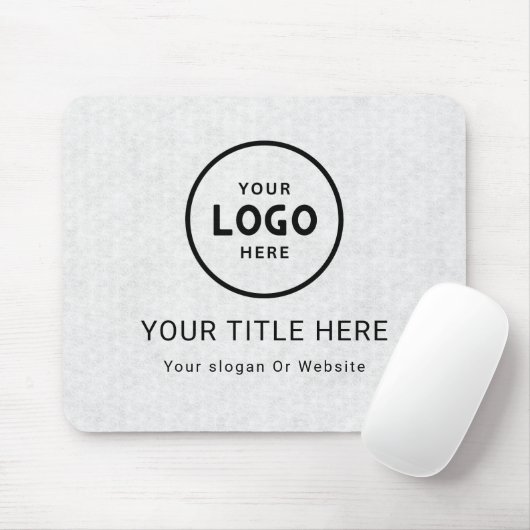 Modern Minimalistisches Firmenlogo Mousepad (Mit Mouse)