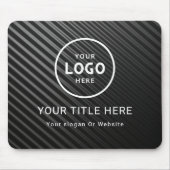 Modern Minimalistisches Firmenlogo Mousepad (Vorne)
