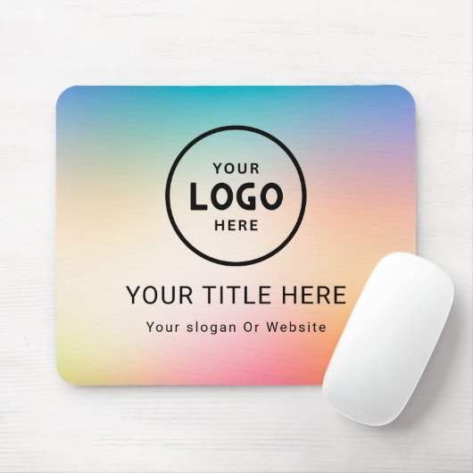 Modern Minimalistisches Firmenlogo Mousepad (Mit Mouse)