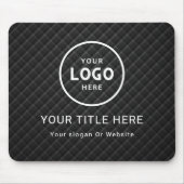 Modern Minimalistisches Firmenlogo Mousepad (Vorne)
