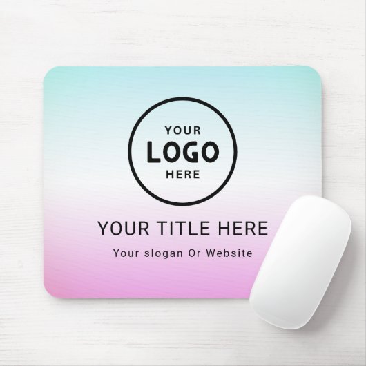 Modern Minimalistisches Firmenlogo Mousepad (Mit Mouse)