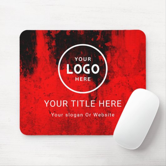 Modern Minimalistisches Firmenlogo Mousepad (Mit Mouse)