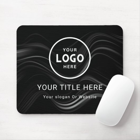 Modern Minimalistisches Firmenlogo Mousepad (Mit Mouse)