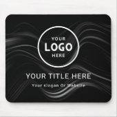 Modern Minimalistisches Firmenlogo Mousepad (Vorne)