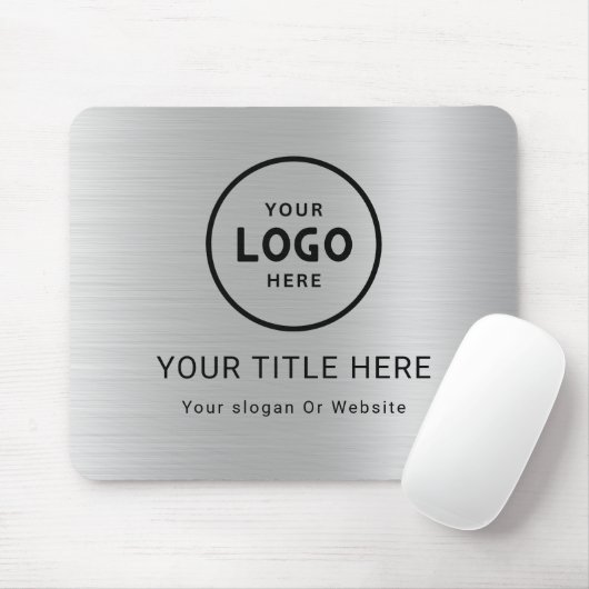 Modern Minimalistisches Firmenlogo Mousepad (Mit Mouse)