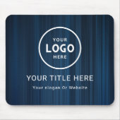 Modern Minimalistisches Firmenlogo Mousepad (Vorne)