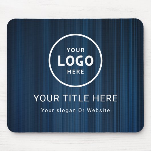 Modern Minimalistisches Firmenlogo Mousepad (Vorne)