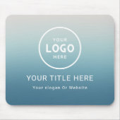Modern Minimalistisches Firmenlogo Mousepad (Vorne)