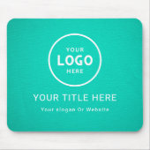 Modern Minimalistisches Firmenlogo Mousepad (Vorne)