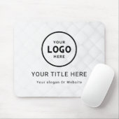 Modern Minimalistisches Firmenlogo Mousepad (Mit Mouse)