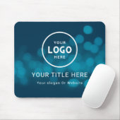 Modern Minimalistisches Firmenlogo Mousepad (Mit Mouse)