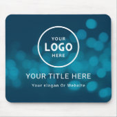 Modern Minimalistisches Firmenlogo Mousepad (Vorne)
