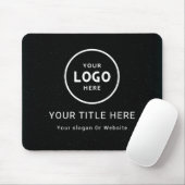 Modern Minimalistisches Firmenlogo Mousepad (Mit Mouse)