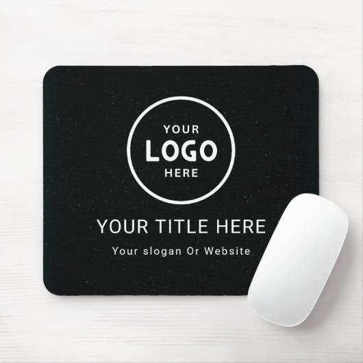 Modern Minimalistisches Firmenlogo Mousepad (Mit Mouse)