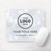 Modern Minimalistisches Firmenlogo Mousepad (Mit Mouse)