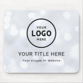 Modern Minimalistisches Firmenlogo Mousepad (Vorne)