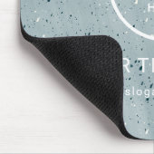 Modern Minimalistisches Firmenlogo Mousepad (Ecke)