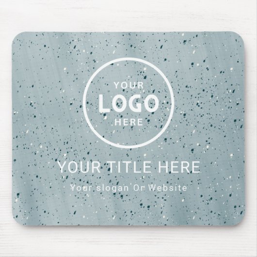 Modern Minimalistisches Firmenlogo Mousepad (Vorne)