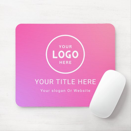 Modern Minimalistisches Firmenlogo Mousepad (Mit Mouse)