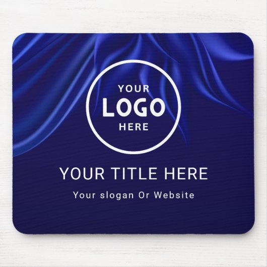 Modern Minimalistisches Firmenlogo Mousepad (Vorne)