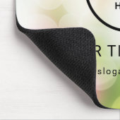 Modern Minimalistisches Firmenlogo Mousepad (Ecke)