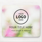 Modern Minimalistisches Firmenlogo Mousepad (Vorne)
