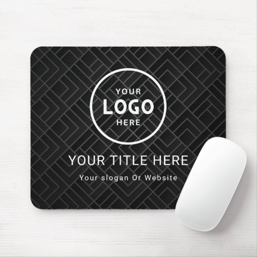 Modern Minimalistisches Firmenlogo Mousepad (Mit Mouse)