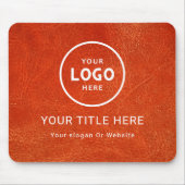 Modern Minimalistisches Firmenlogo Mousepad (Vorne)