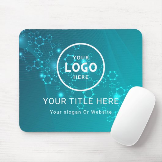 Modern Minimalistisches Firmenlogo Mousepad (Mit Mouse)