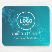 Modern Minimalistisches Firmenlogo Mousepad (Vorne)