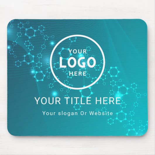 Modern Minimalistisches Firmenlogo Mousepad (Vorne)