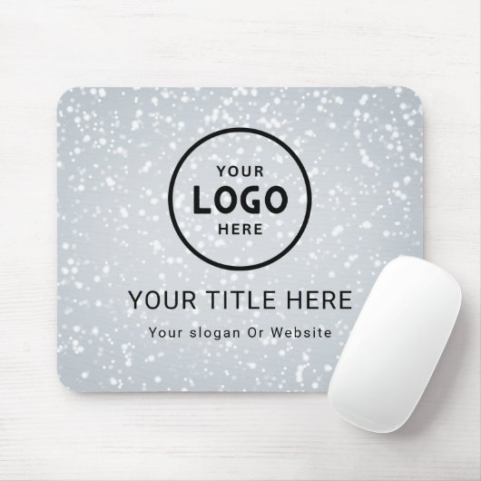 Modern Minimalistisches Firmenlogo Mousepad (Mit Mouse)