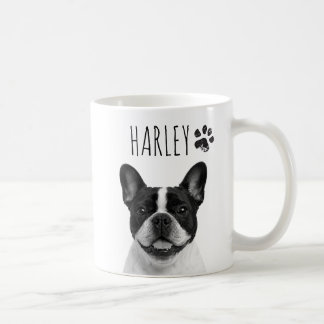 Modern minimalistisches Haustier-Foto und Typograf Kaffeetasse