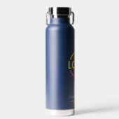 Modern Minimalistisches Logo für Navy Blue Company Trinkflasche (Vorne)